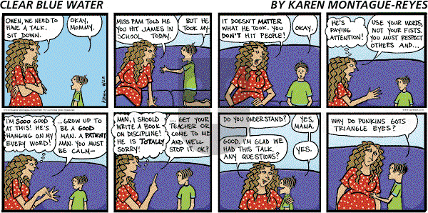 Clear Blue Water on Sunday August 22, 2004 Comic Strip
