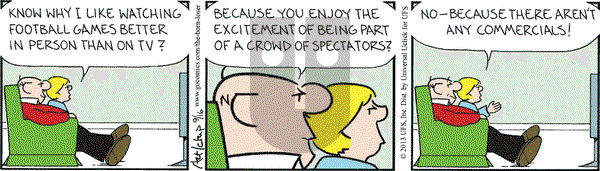 The Born Loser on Monday September 16, 2013 Comic Strip