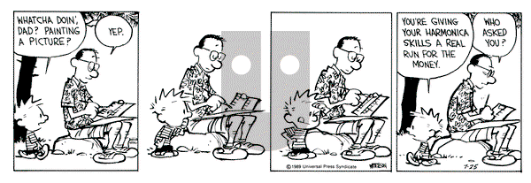 Calvin and Hobbes on Tuesday July 25, 1989 Comic Strip