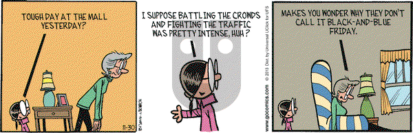 Grand Avenue on Saturday November 30, 2013 Comic Strip