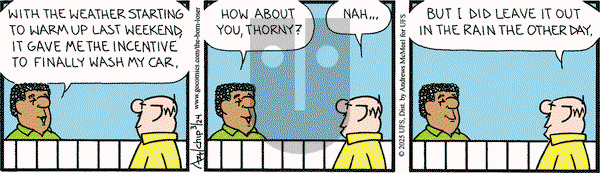 The Born Loser on Monday March 24, 2025 Comic Strip