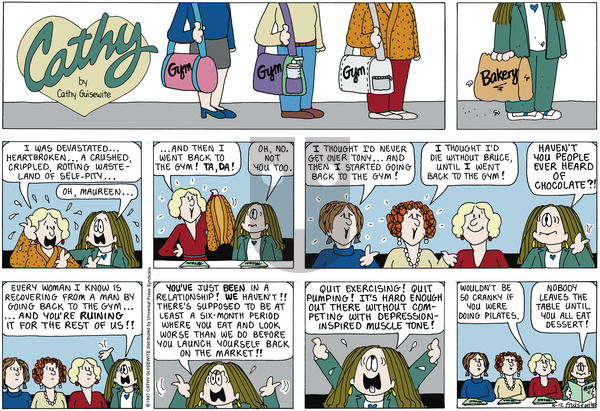 Cathy Classics on Sunday October 12, 1997 Comic Strip