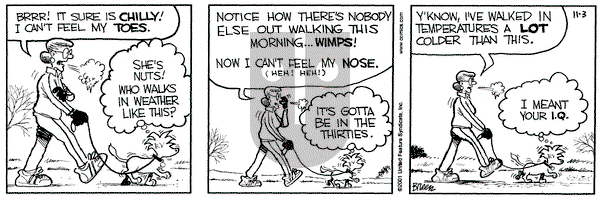 Grand Avenue on Saturday November 3, 2001 Comic Strip