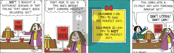 Cathy Classics - Tuesday December 21, 2004 Comic Strip