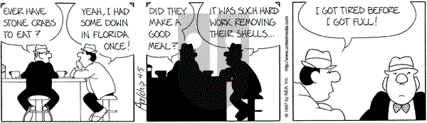 The Born Loser on Saturday April 5, 1997 Comic Strip
