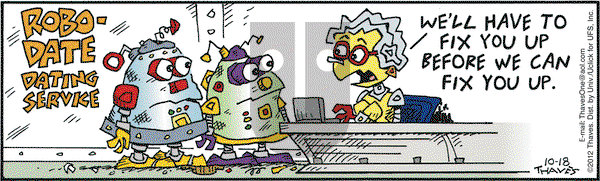 Frank and Ernest on Thursday October 18, 2012 Comic Strip