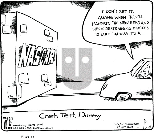 Tom Toles on Friday August 24, 2001 Comic Strip
