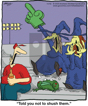 In the Bleachers - Friday November 10, 2023 Comic Strip