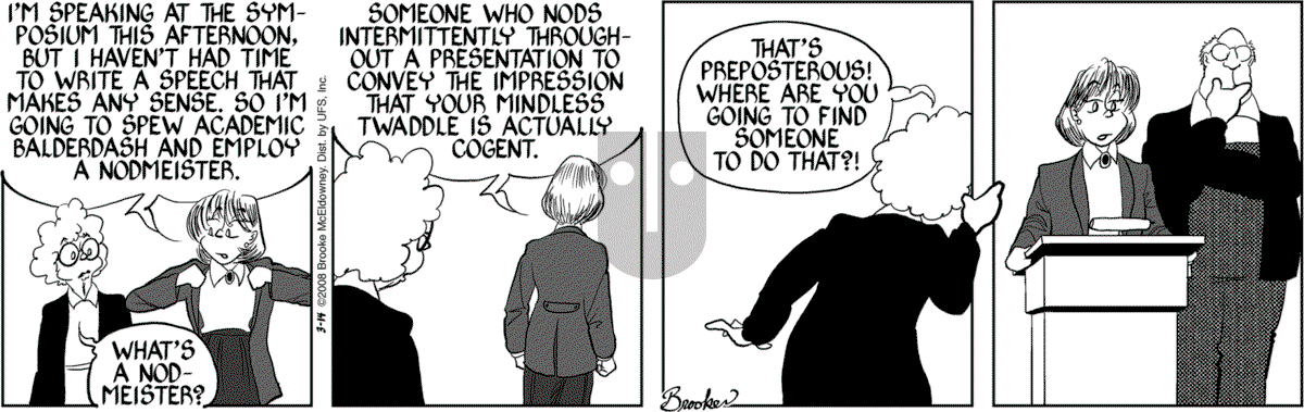9 Chickweed Lane - Friday March 14, 2008 Comic Strip