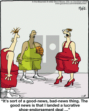 In the Bleachers on Saturday January 18, 2014 Comic Strip