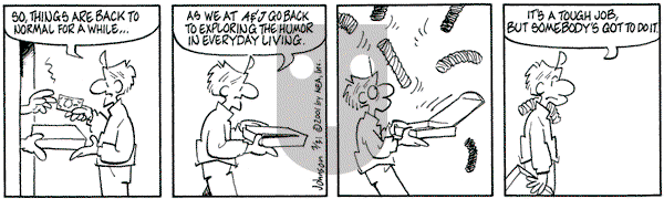Arlo and Janis on Saturday March 31, 2001 Comic Strip