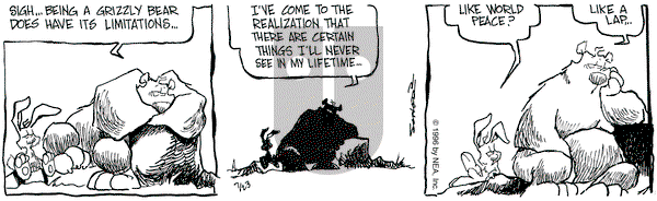 The Grizzwells on Tuesday July 23, 1996 Comic Strip
