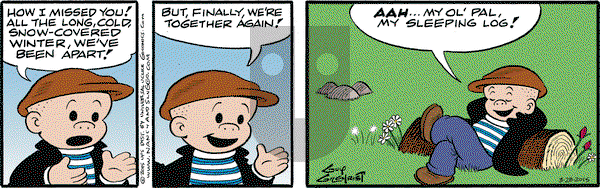 Nancy on Saturday March 28, 2015 Comic Strip