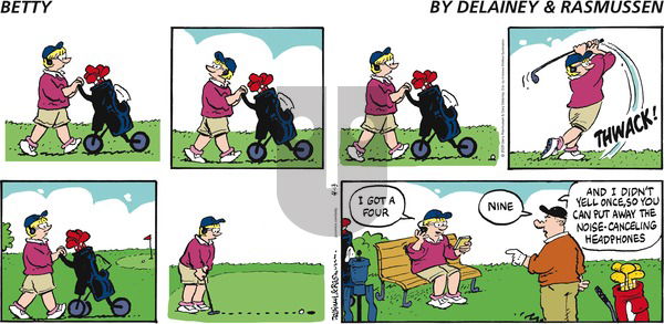 Betty on Sunday April 13, 2025 Comic Strip