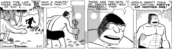 Alley Oop on Friday August 27, 1999 Comic Strip