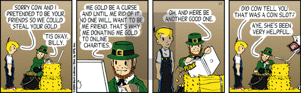 Cow and Boy Classics on Tuesday March 17, 2009 Comic Strip