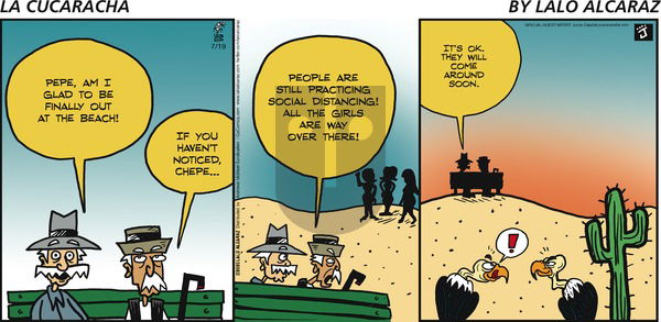 La Cucaracha on Sunday July 19, 2020 Comic Strip