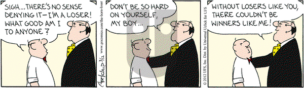 The Born Loser on Monday March 12, 2012 Comic Strip