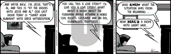 The Boondocks on Friday October 11, 2002 Comic Strip