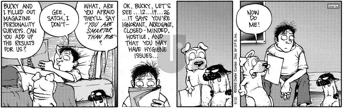 Get Fuzzy - Tuesday September 10, 2002 Comic Strip