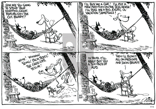 Pat Oliphant on Monday September 6, 1999 Comic Strip