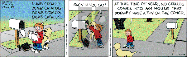 Red and Rover on Monday November 28, 2016 Comic Strip