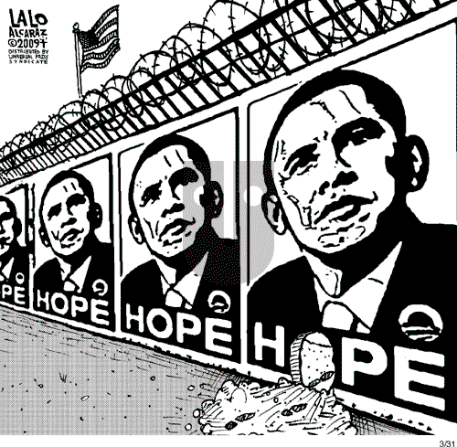 Lalo Alcaraz on Tuesday March 31, 2009 Comic Strip