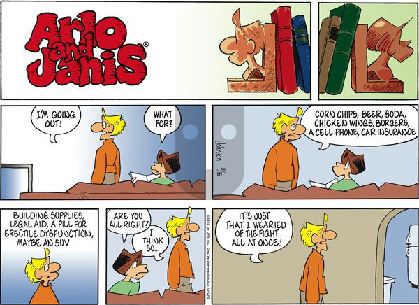 Arlo and Janis on Sunday November 15, 2015 Comic Strip