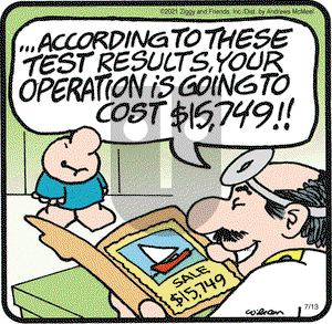 Ziggy on Tuesday July 13, 2021 Comic Strip