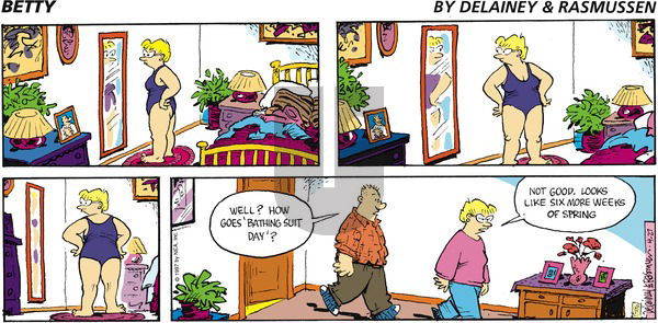Betty - Sunday April 27, 1997 Comic Strip