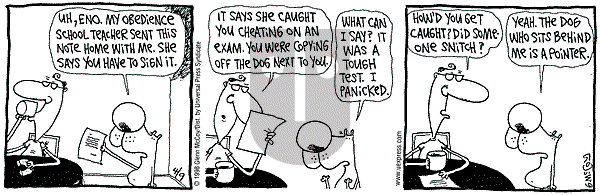 The Duplex on Thursday April 9, 1998 Comic Strip