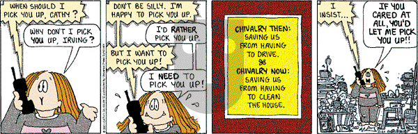 Cathy Classics - Wednesday February 22, 2012 Comic Strip