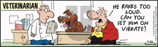 Frank and Ernest on Monday September 26, 2016 Comic Strip