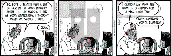 The Boondocks on Tuesday October 11, 2011 Comic Strip