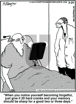 Close to Home on Wednesday April 26, 2000 Comic Strip