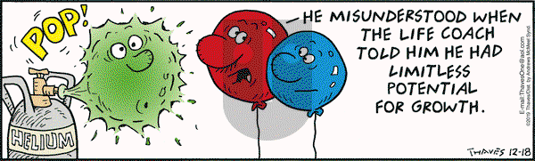 Frank and Ernest on Wednesday December 18, 2019 Comic Strip