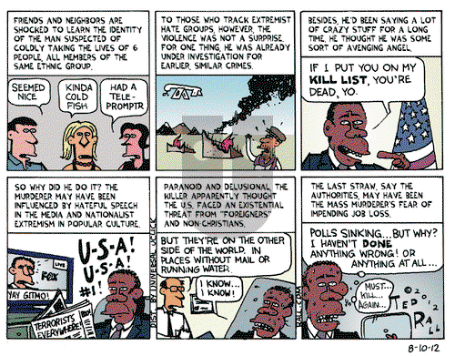 Ted Rall on Friday August 10, 2012 Comic Strip