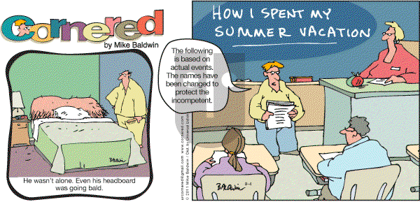 Cornered - Sunday September 4, 2011 Comic Strip