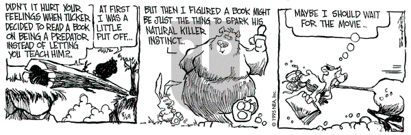 The Grizzwells on Tuesday August 29, 1995 Comic Strip