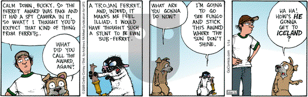 Get Fuzzy - Friday January 14, 2022 Comic Strip