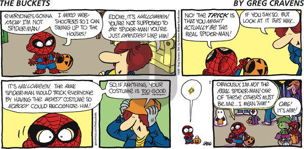 The Buckets on Sunday October 31, 2021 Comic Strip