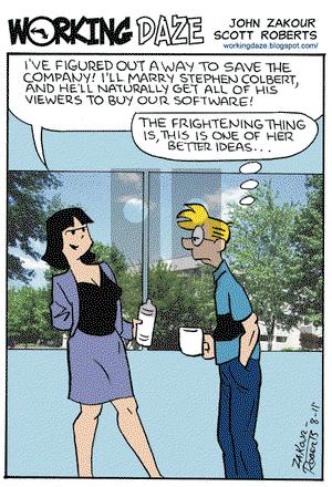 Working Daze on Tuesday August 11, 2009 Comic Strip