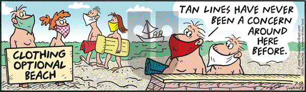 Frank and Ernest on Saturday July 18, 2020 Comic Strip