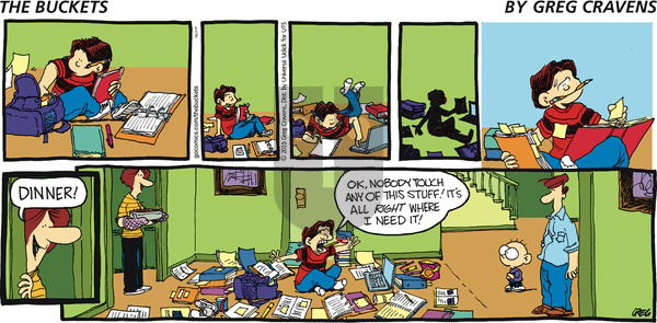 The Buckets on Sunday March 8, 2015 Comic Strip
