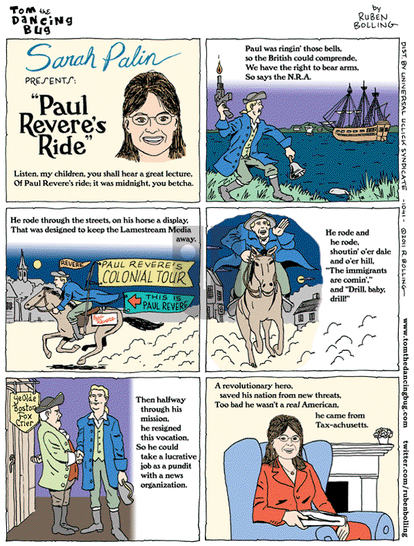 Tom the Dancing Bug on Friday June 10, 2011 Comic Strip