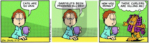 Garfield on Friday May 15, 1992 Comic Strip