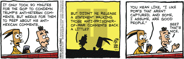La Cucaracha on Tuesday August 4, 2015 Comic Strip