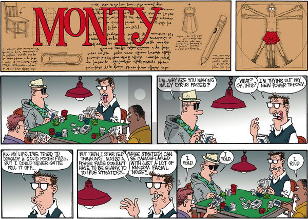 Monty on Sunday April 20, 2014 Comic Strip