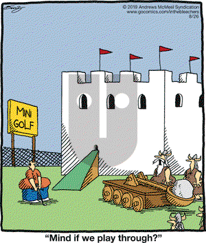 In the Bleachers on Monday August 26, 2019 Comic Strip