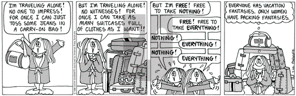 Cathy Classics on Wednesday July 22, 1998 Comic Strip